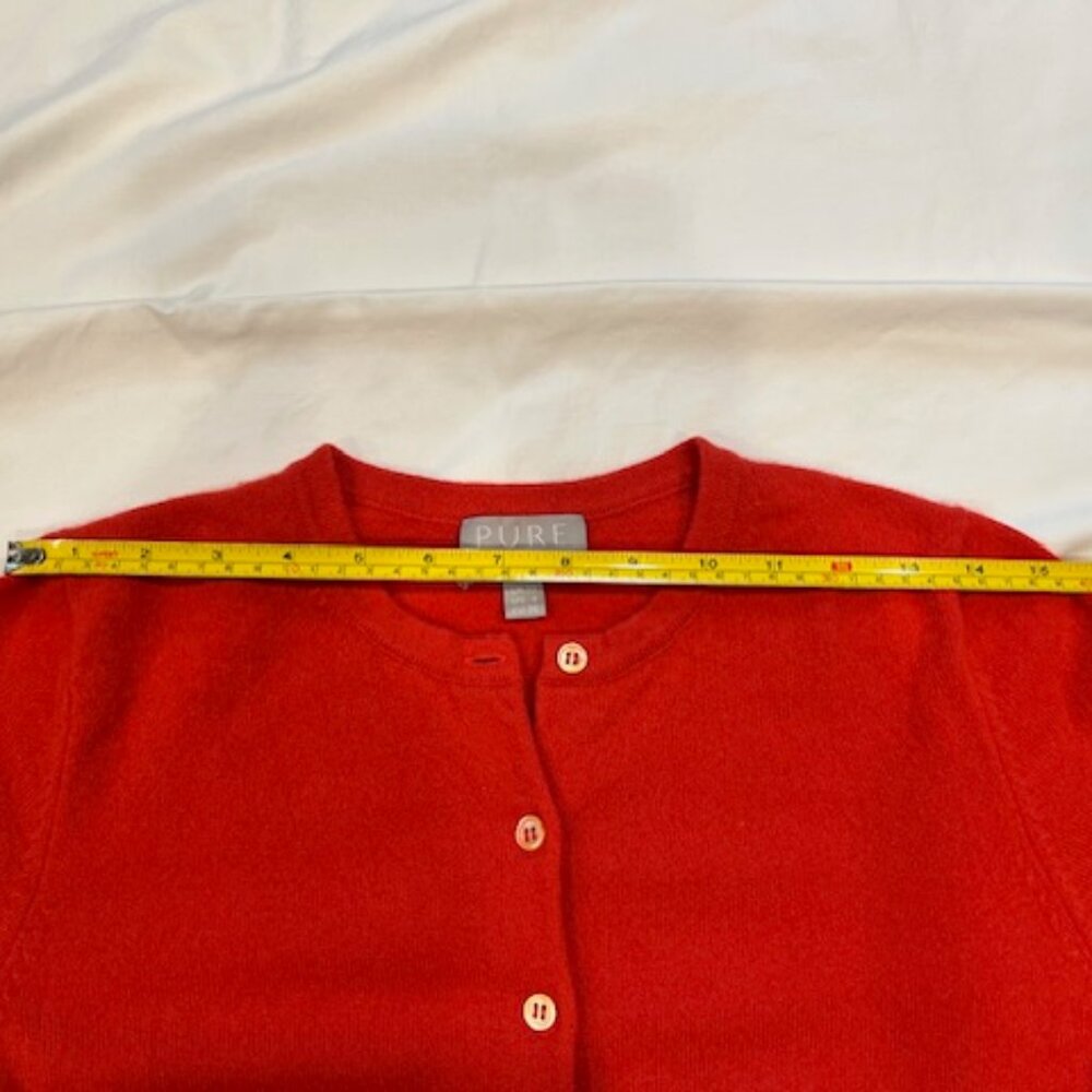 Pure Collection Red Cardigan - Picture 4 of 7
